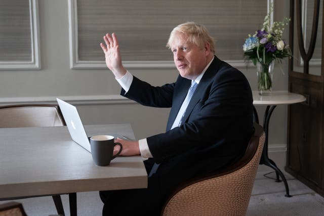 <p>Boris Johnson </p>