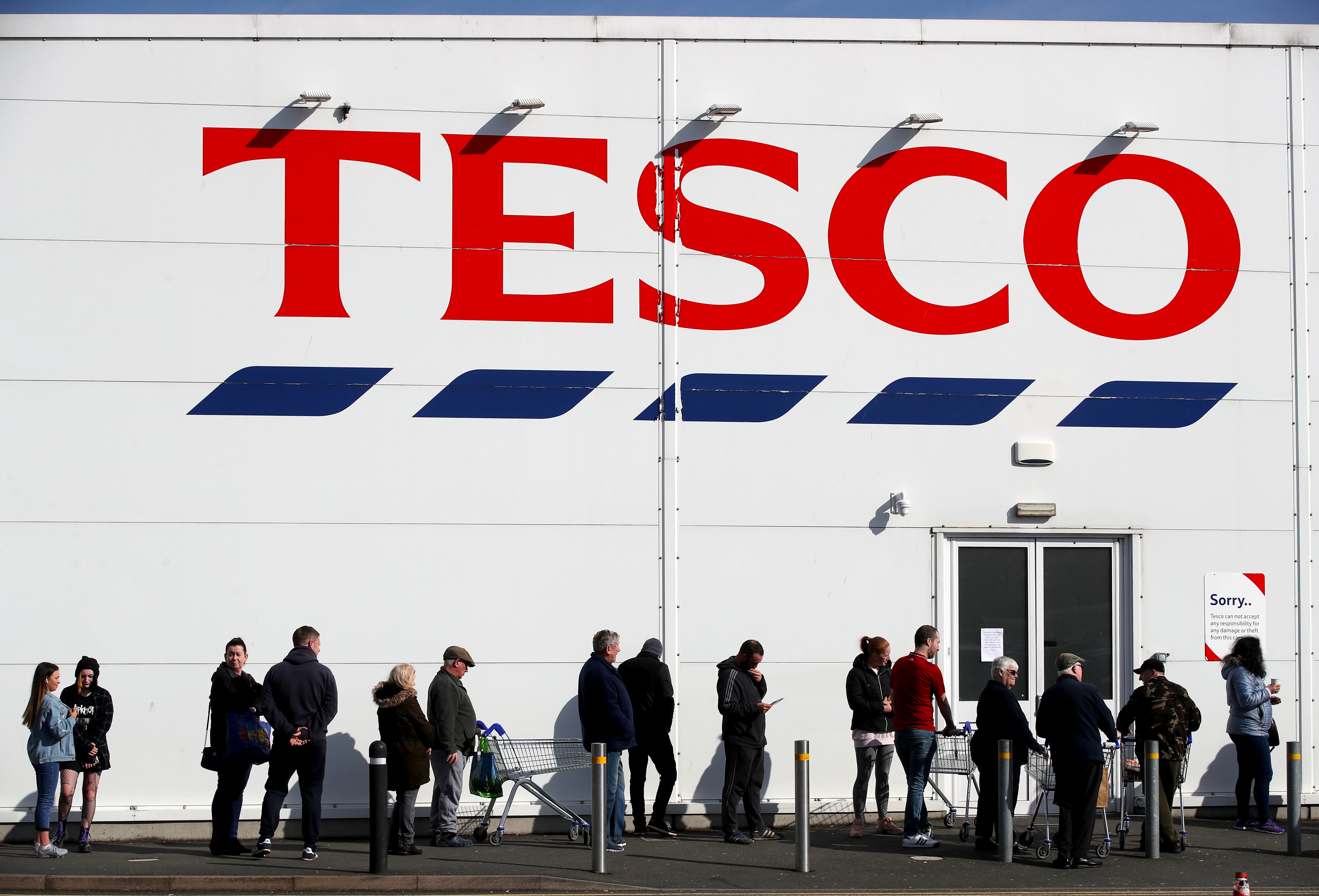 Tesco has hailed strong sales over the past half year (Nick Potts/PA)