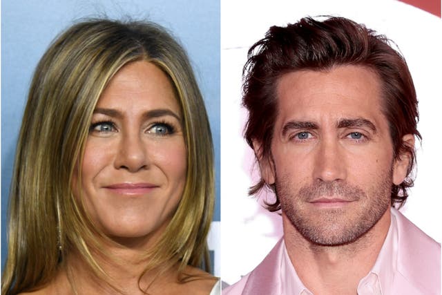 <p>Jennifer Aniston and Jake Gyllenhaal</p>