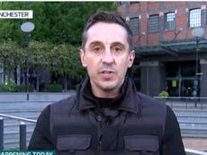Gary Neville says it is ‘brutal’ to reduce Universal Credit as £20-a-week uplift comes to end