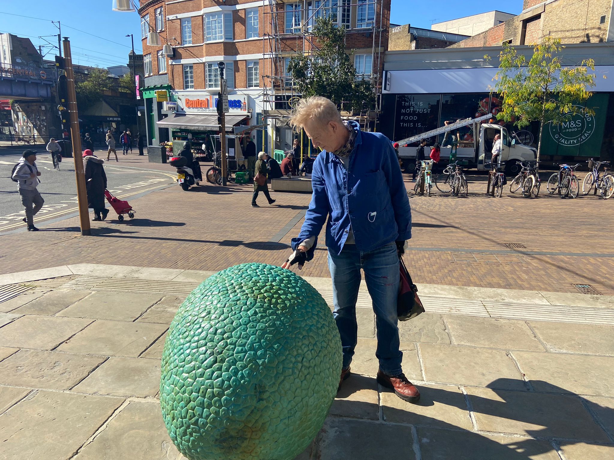 Pete Burke said the new monument is good for Hackney