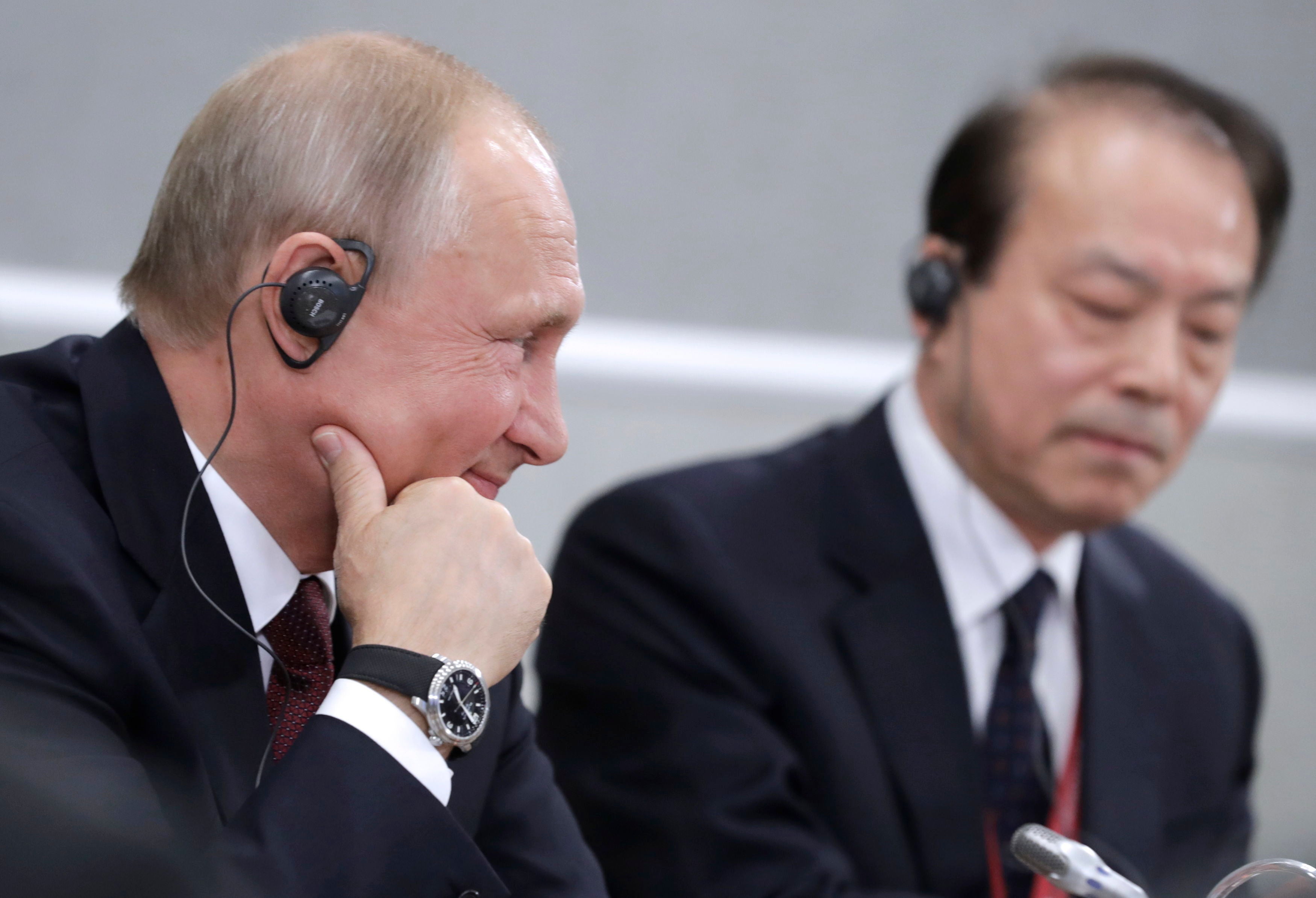 Vladimir Putin hinted Russia will increase gas supplies (Michael Metzel/TASS/PA)