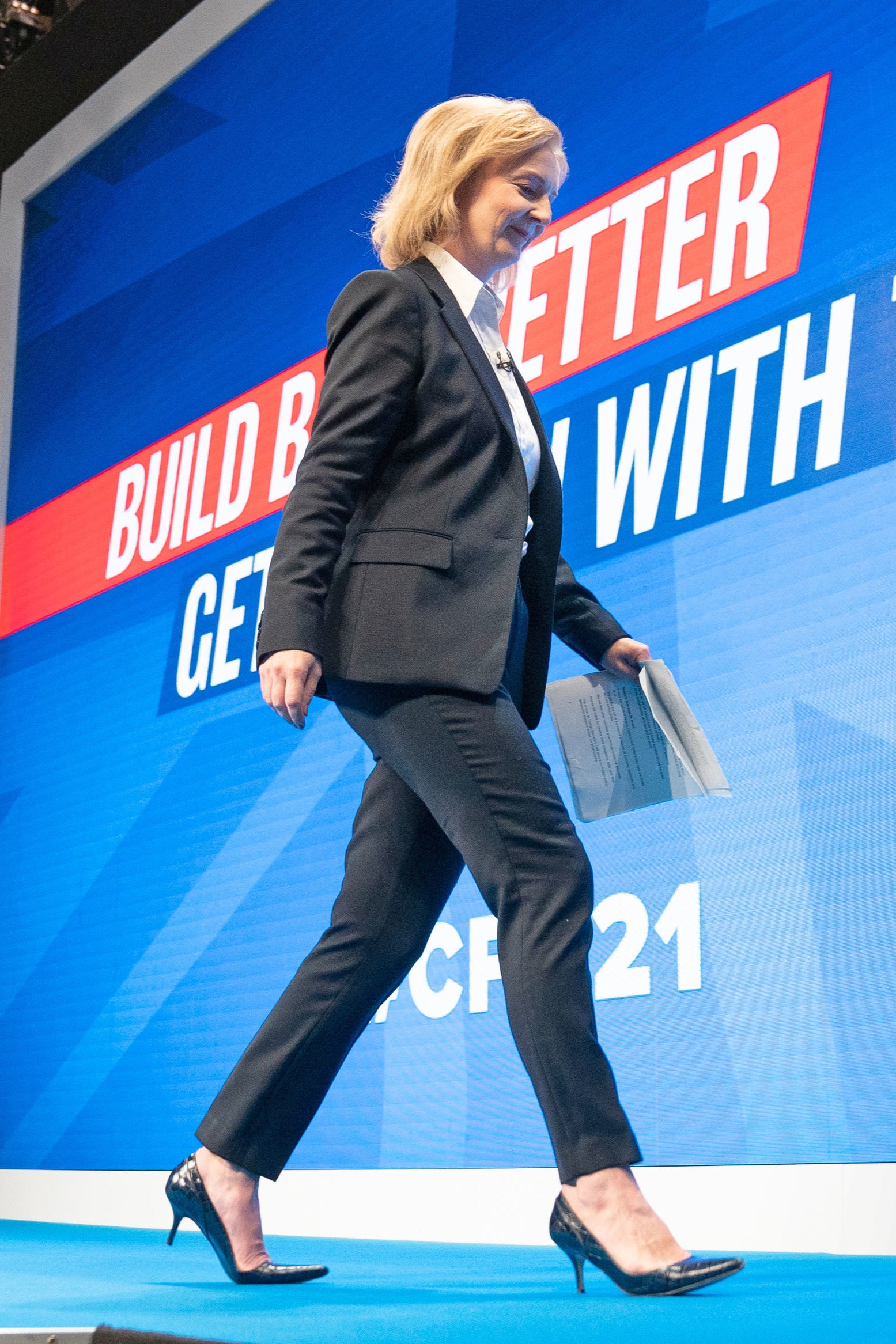 Truss continued to impress the Tory grassroots with her appearance at the Conservative Party conference