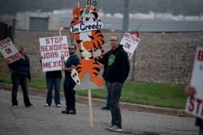 Kellogg’s cereal plant workers go on strike 