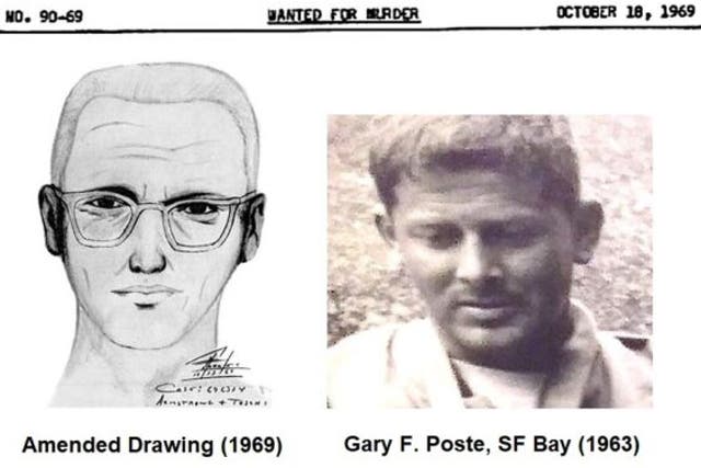 <p>The identity of the zodiac killer has never been revealed, but several potential suspects, including Gary Poste pictured above, have been investigated over the years</p>