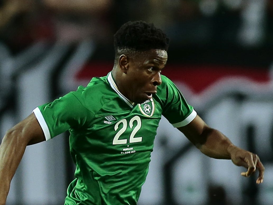 Chiedozie Ogbene is the first African-born player to represent the Republic of Ireland at senior international level (Trenka Attila/PA)