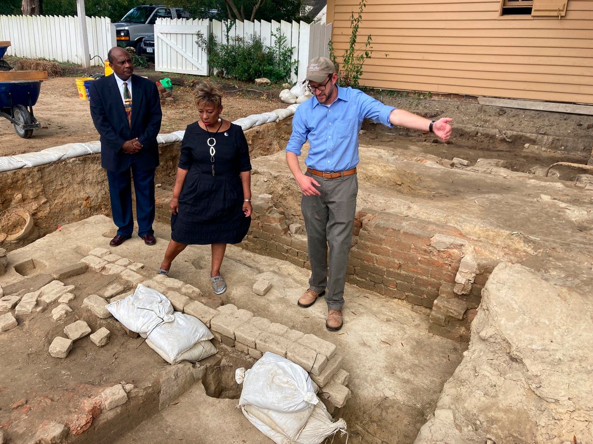 Remnants of Black church uncovered in Colonial Williamsburg