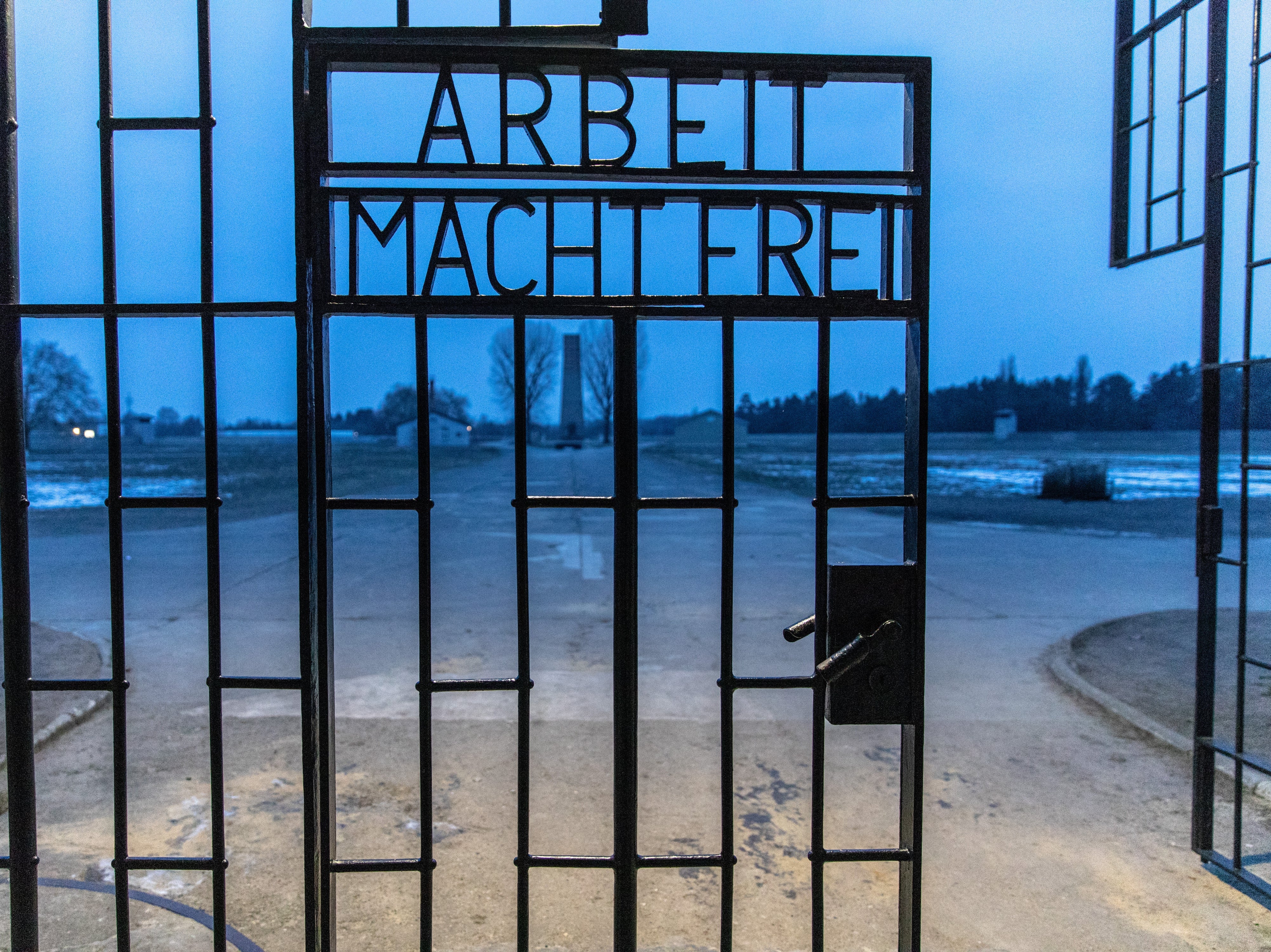 The Sachsenhausen concentration camp memorial in Germany