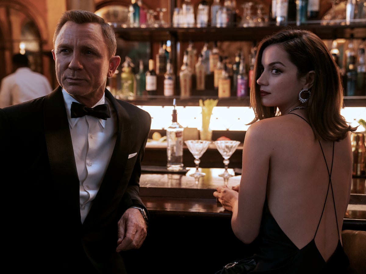 ana de armas blue dress james bond No Time to Die' Actress Ana de Armas Weighs in on Whether Bond Should Be a Woman