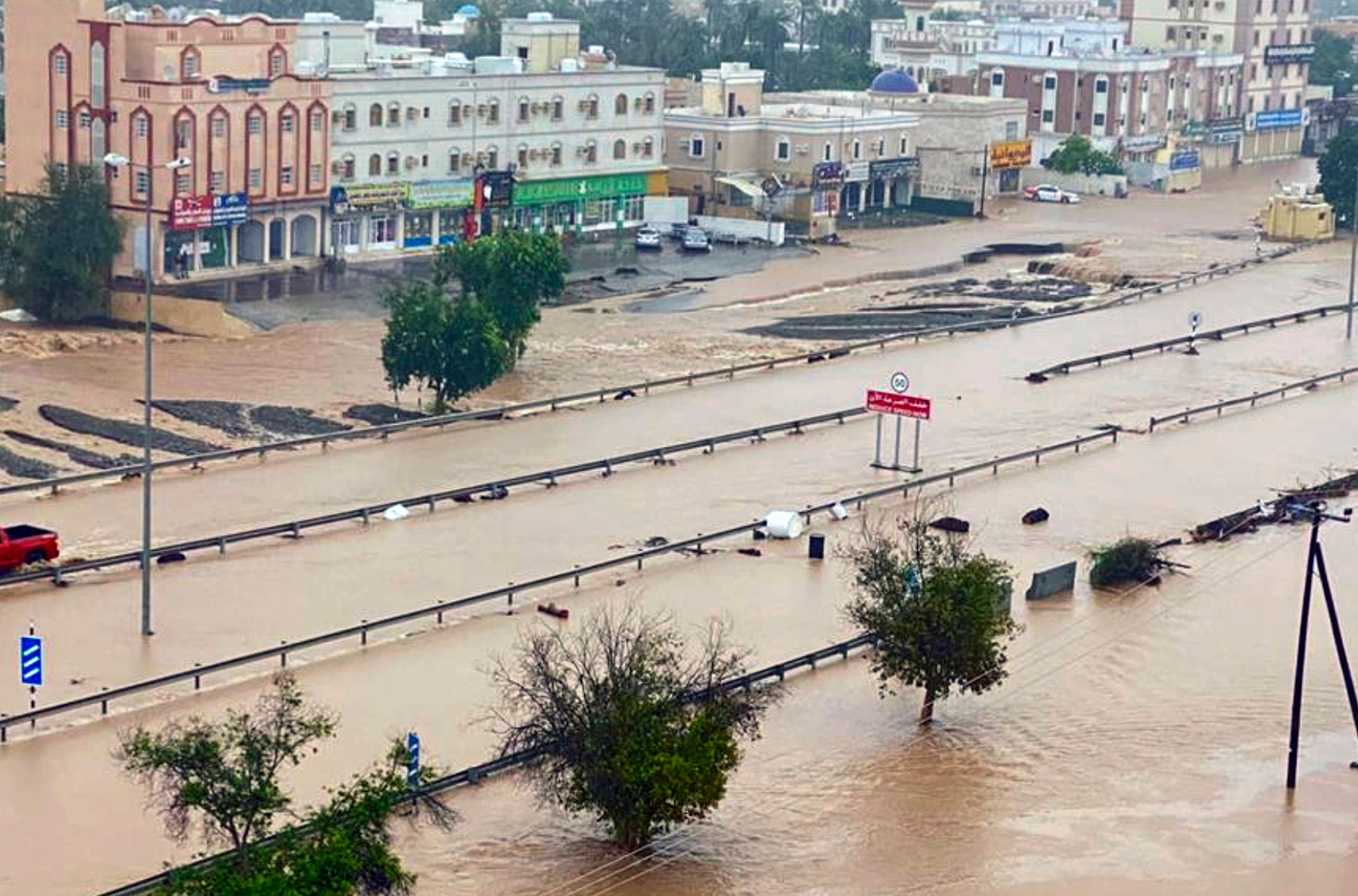 A tropical cyclone striking Oman and Iran killed 13 in October