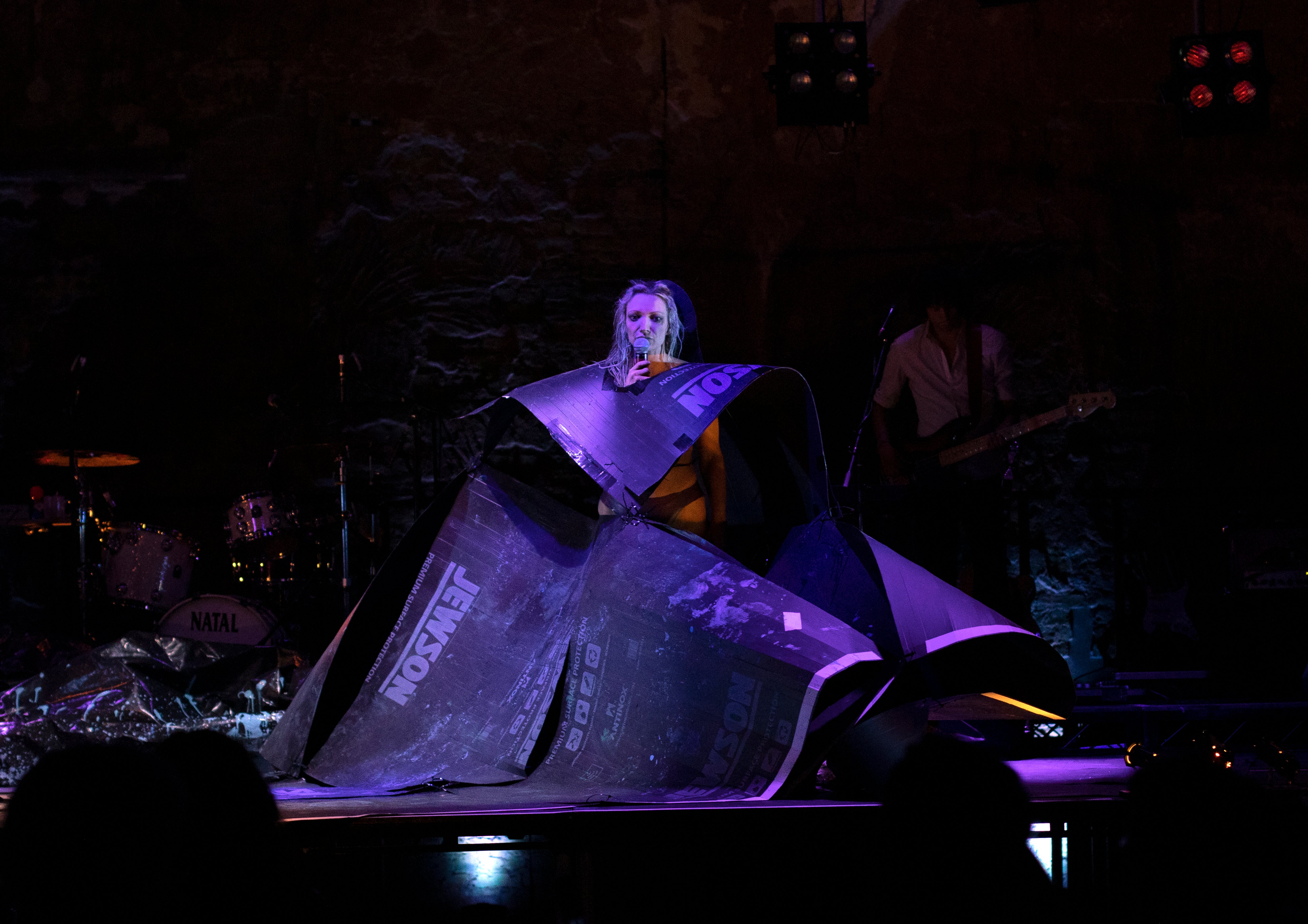 McCormick as her alter ego Lucy Muck performing a pop concert in ‘Life: Live!’ at the Battersea Arts Centre in 2021