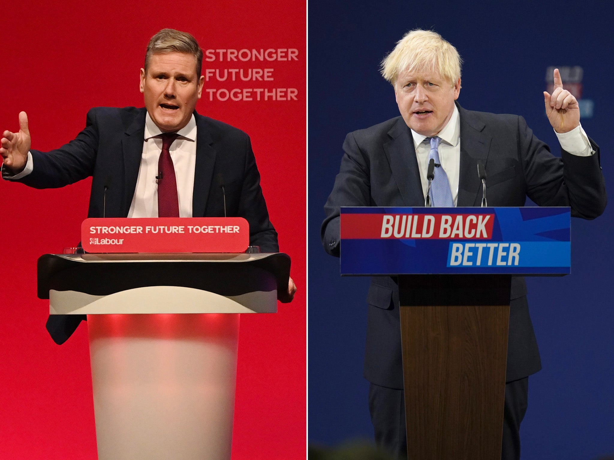 Voters preferred Starmer’s conference speech to Johnson’s