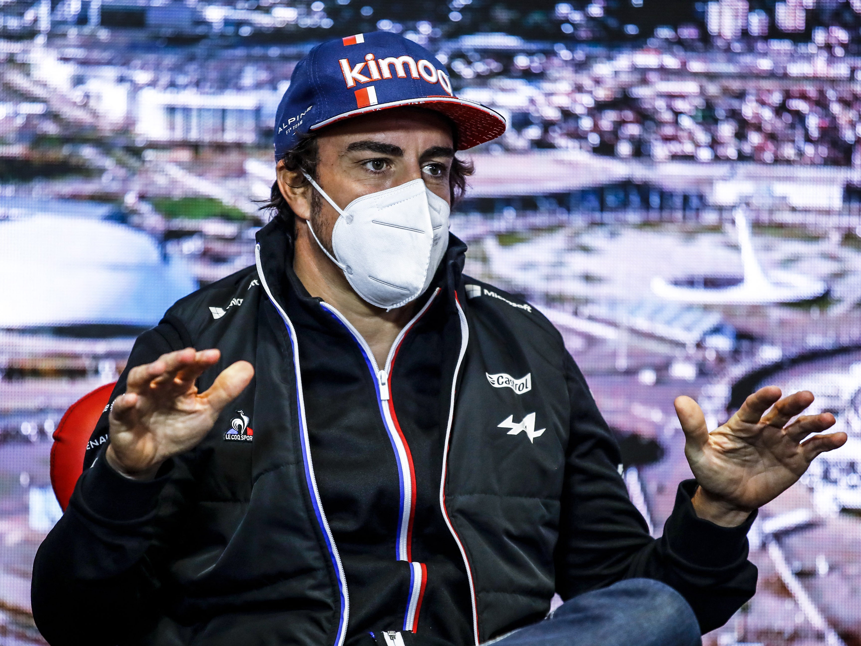 Alpine driver Fernando Alonso