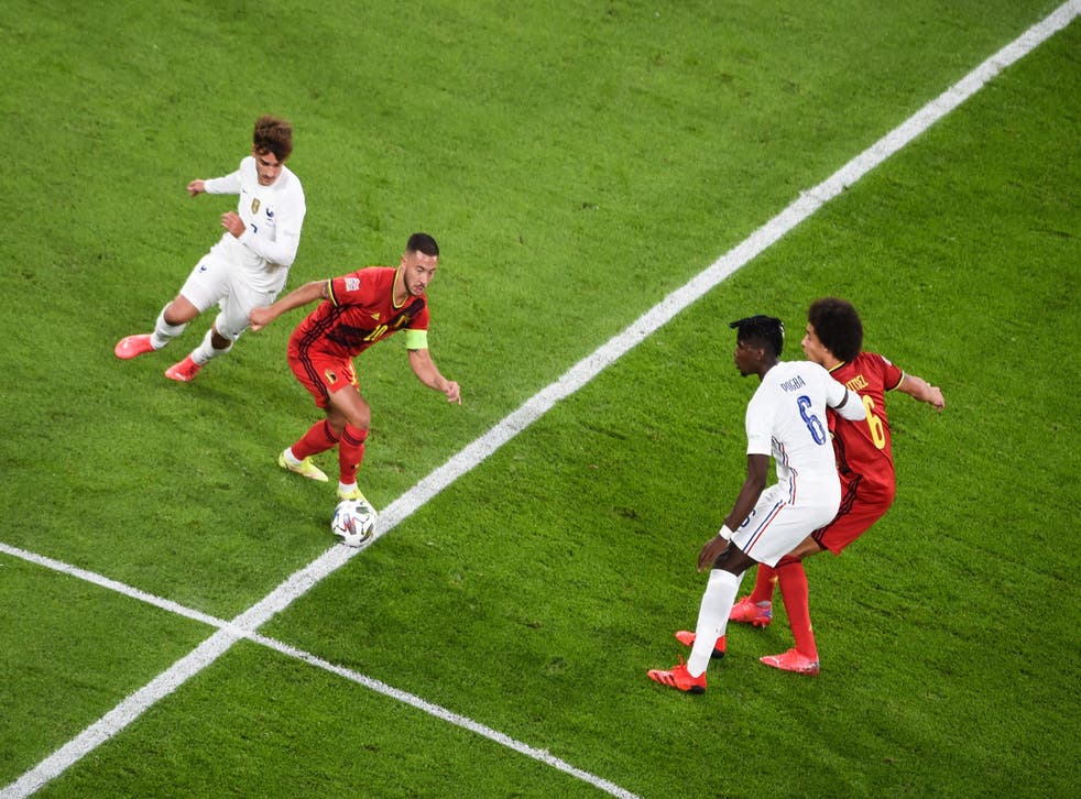 Belgium vs France LIVE: Nations League semi-final latest score and updates tonight | The Independent