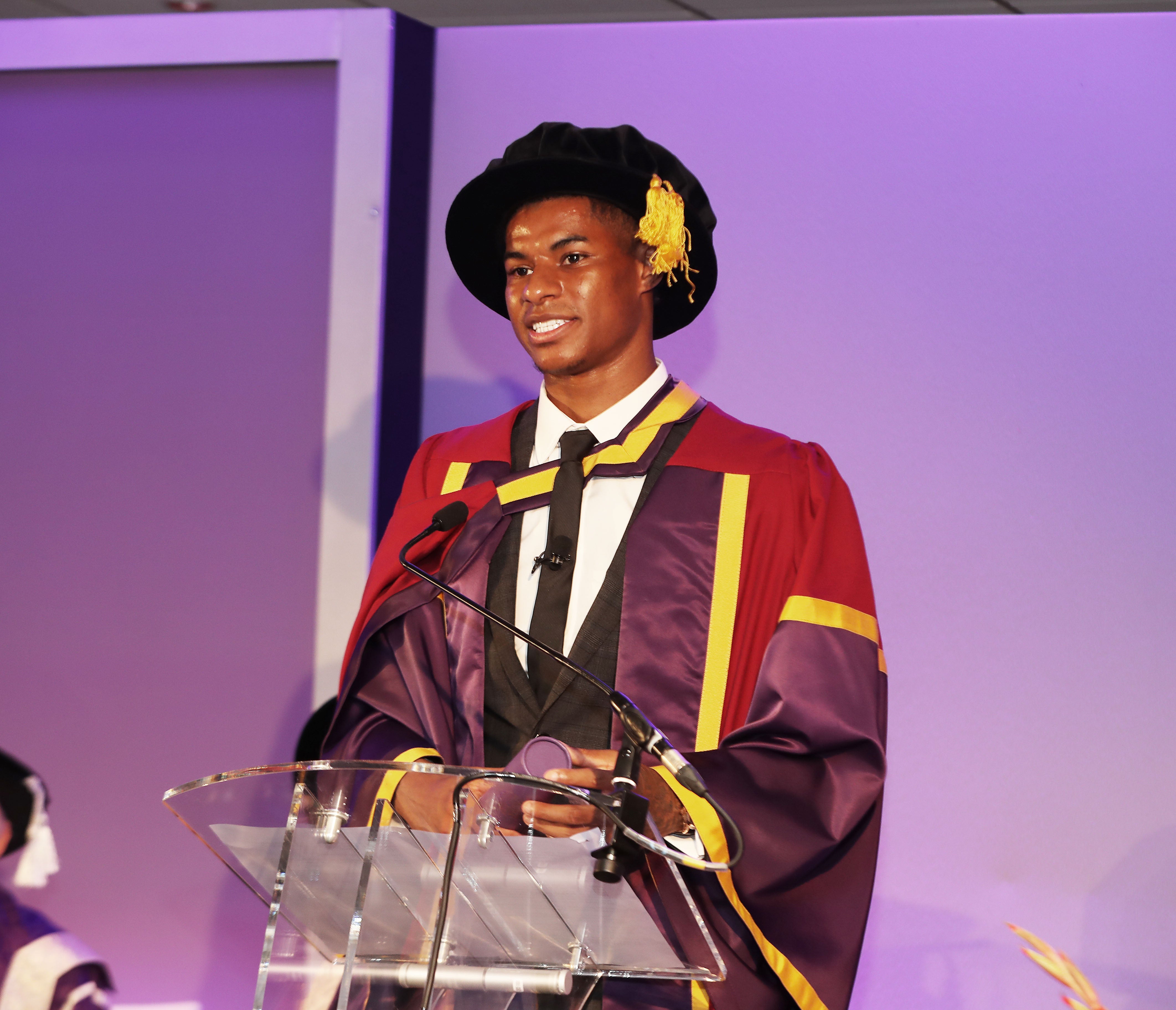Marcus Rashford Says Collecting Honorary Degree bittersweet After 