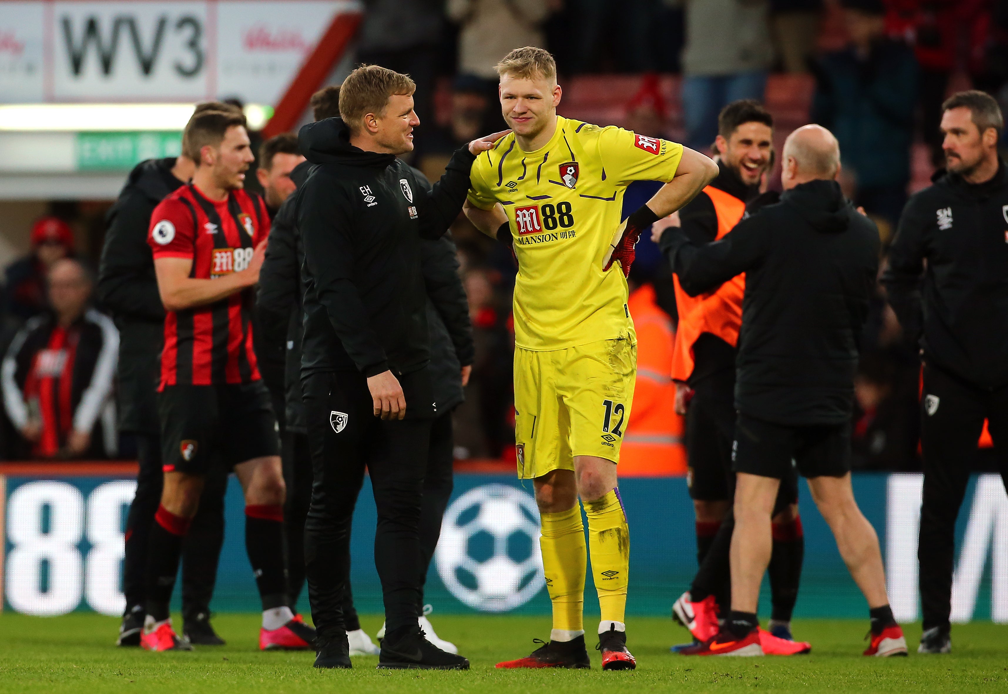 Ramsdale credits an incident at Bournemouth under Eddie Howe as the catalyst for his career. (Mark Kerton/PA)