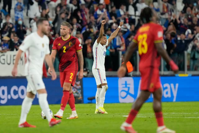Didier Deschamps hailed France’s “strength of character” after his side fought back from two goals down to beat Belgium 3-2 in the Nations League semi-finals (Luca Bruno/AP)