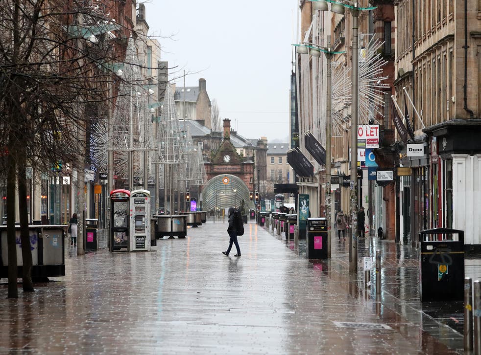 Footfall in Scotland was down by a fifth in September (Andrew Milligan/PA)