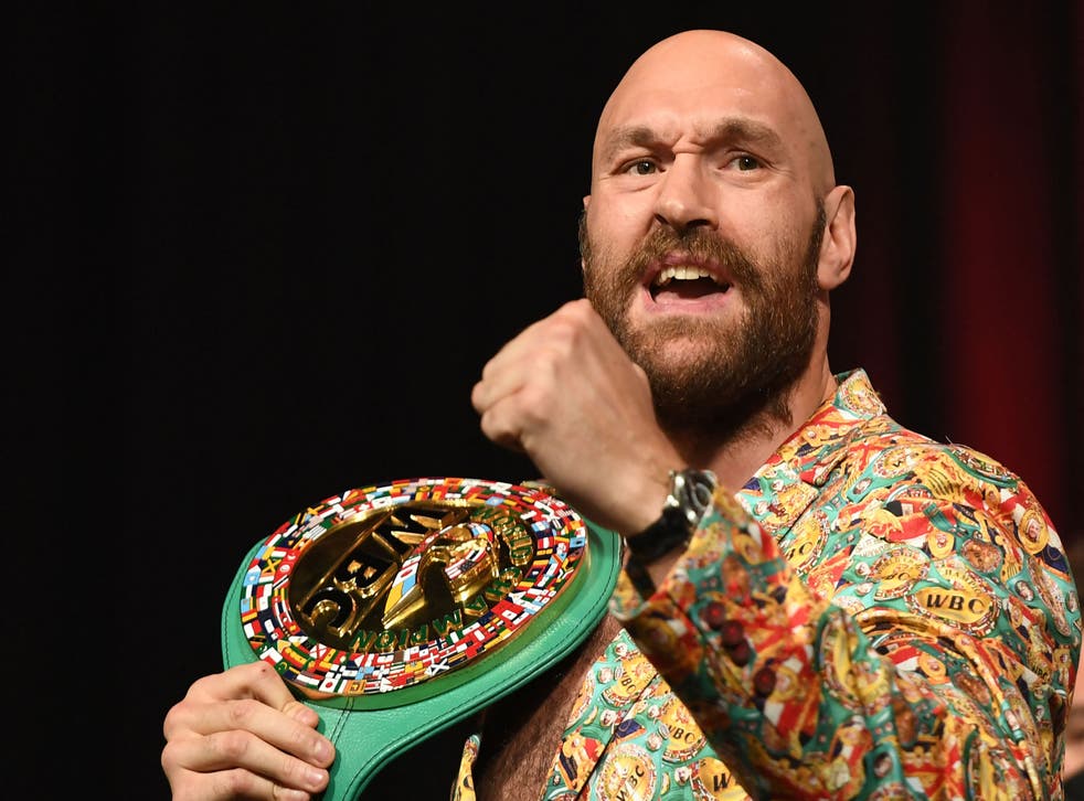 <p>Tyson Fury defends his WBC heavyweight championship in his third fight against Deontay Wilder on Saturday</p>