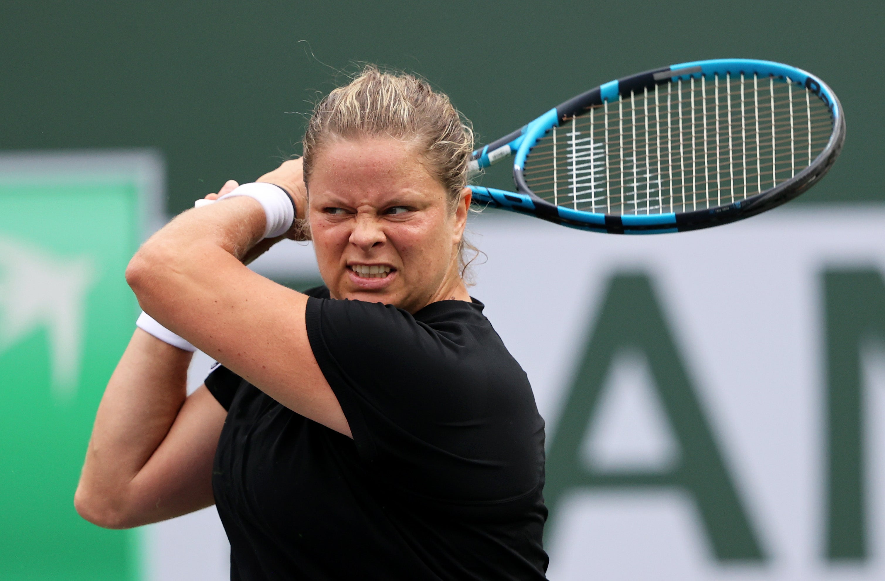 Kim Clijsters was defeated over three sets