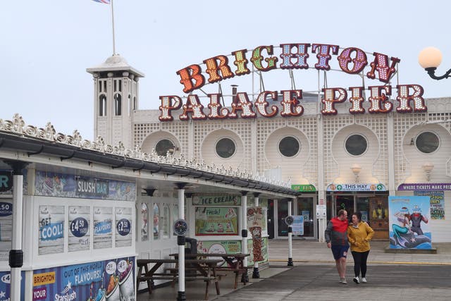 Shares in Brighton Pier Group surged after it confirmed it has settled £5m of business interruption claims with insurers (Gareth Fuller/PA)