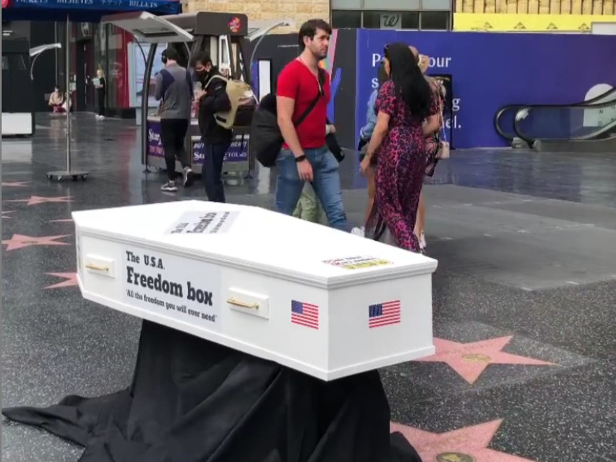 Coffin is found on Trump&rsquo;s Hollywood star