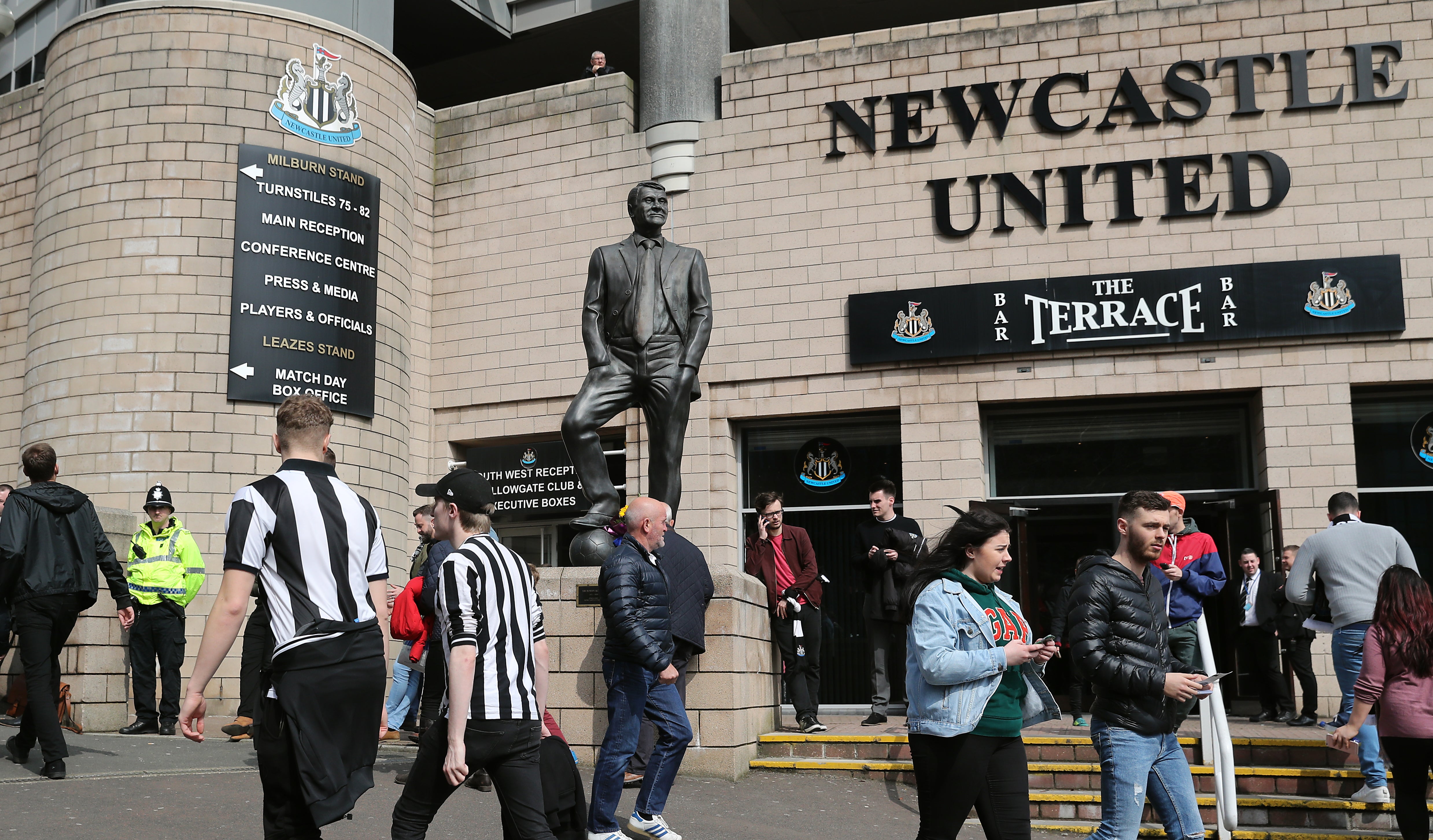 St James’ Park has started to look tired (Owen Humphreys/PA)