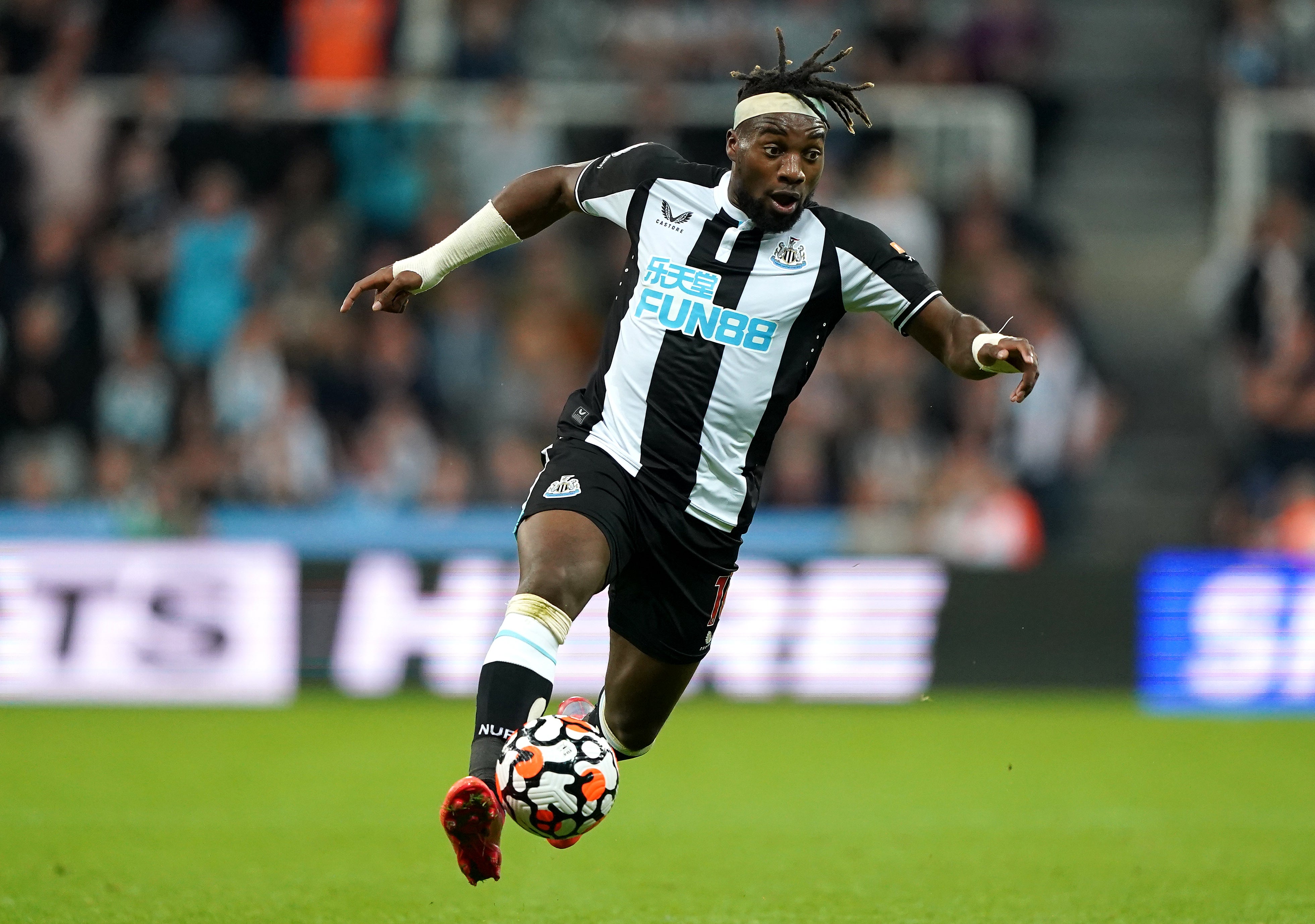 Newcastle fans will be hoping for more players of the quality of Allan Saint-Maximin following the takeover (Owen Humphreys/PA)