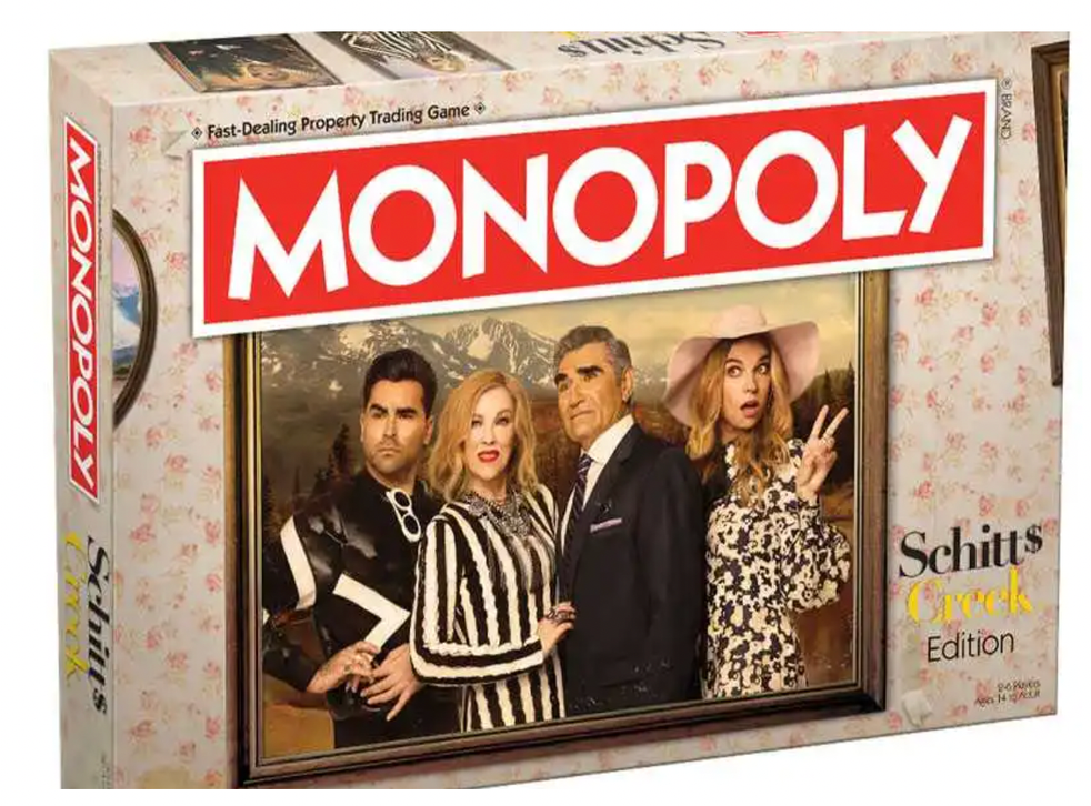 <p>The new Schitt’s Creek Monopoly board game</p>