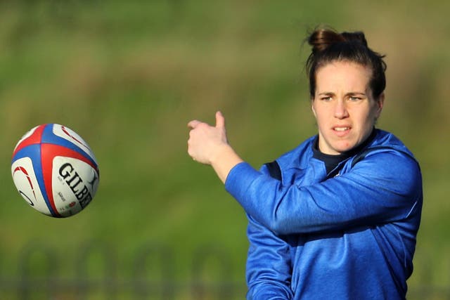 <p>England star Emily Scarratt is currently out injured</p>