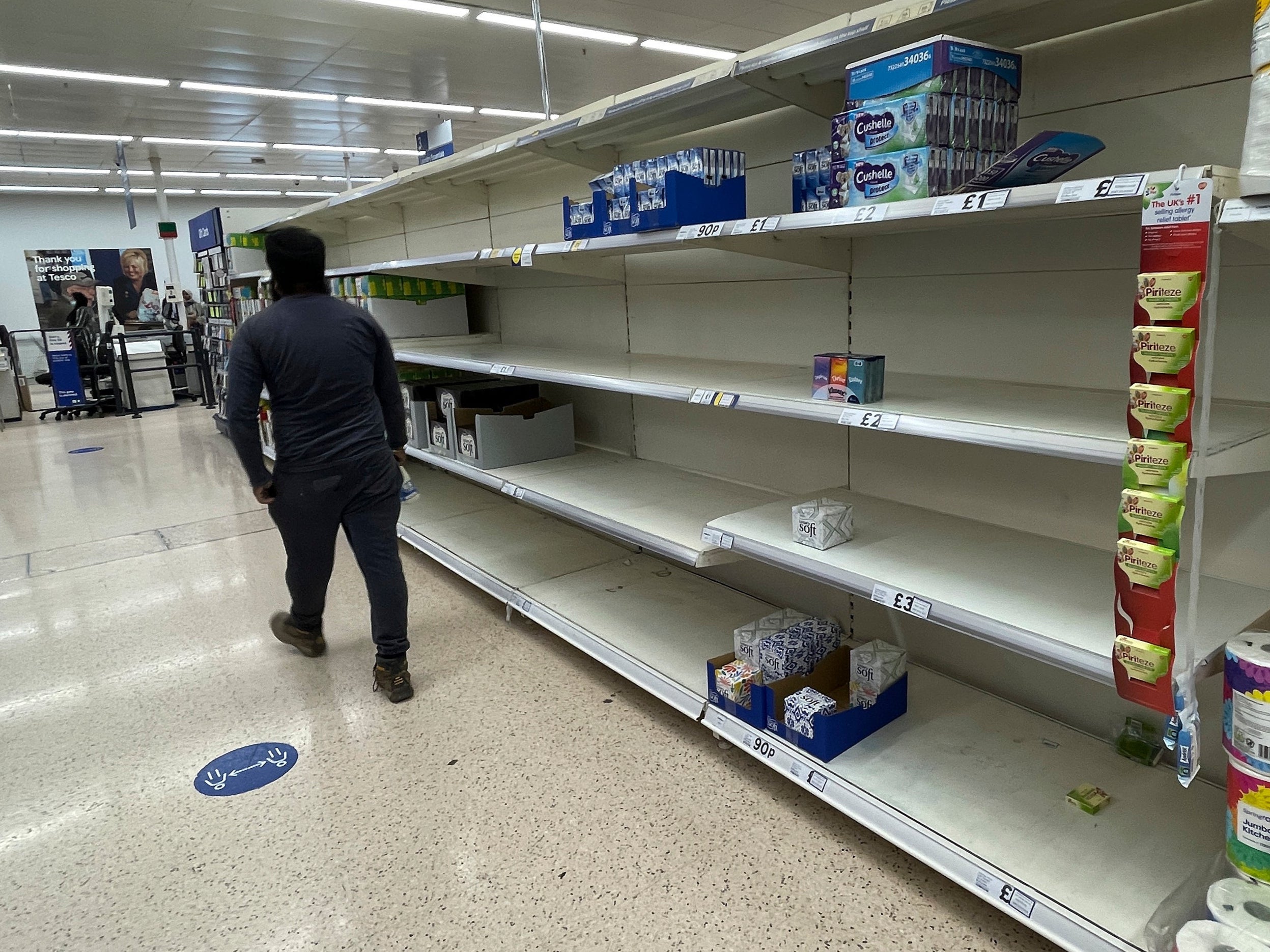 My local supermarket has been showing gaping holes in surprising places for months