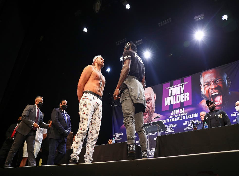 <p>The fighters won’t face off at their weigh-in</p>