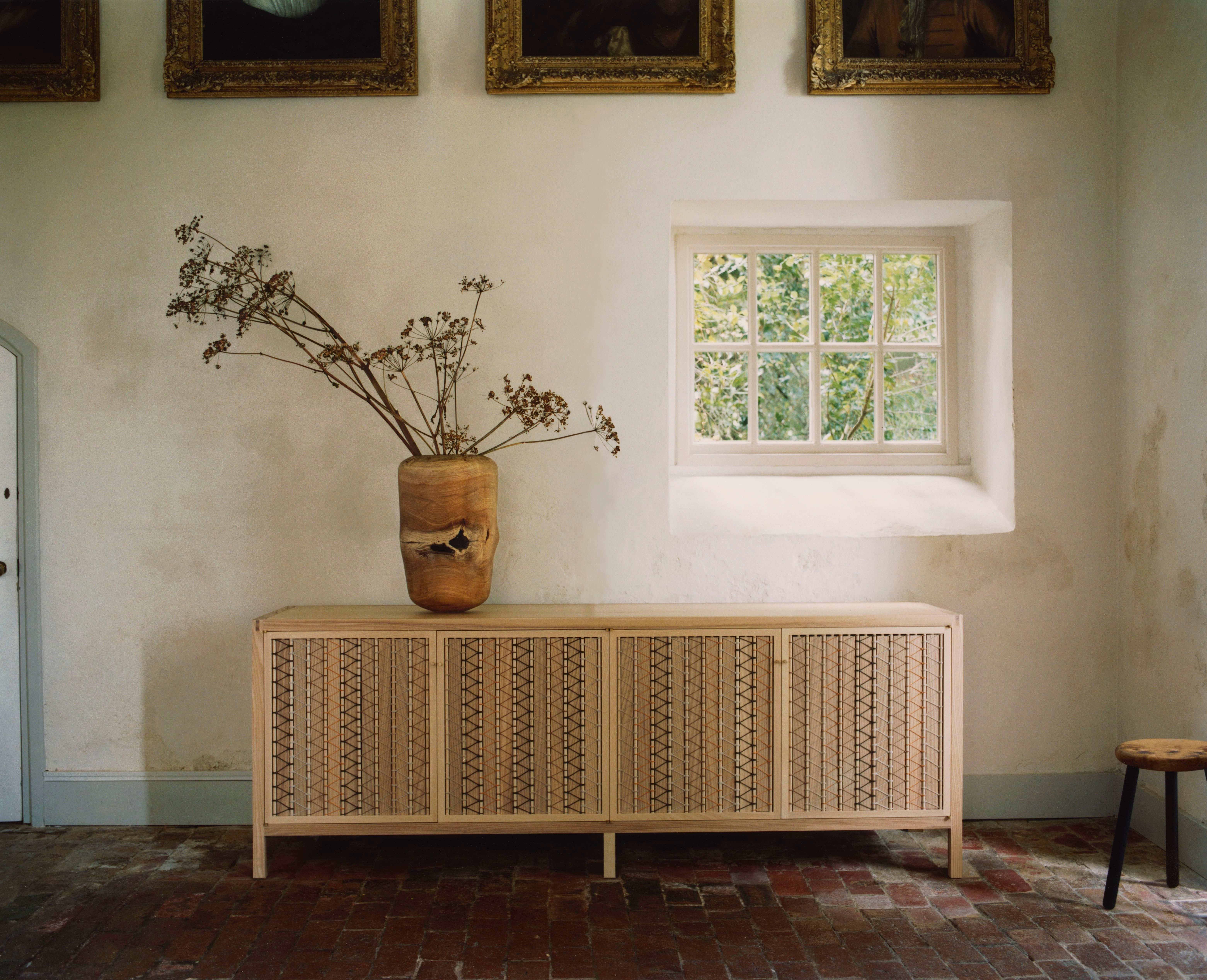Gareth often collaborates with leading craftspeople such as Aimee Betts, who created this cabinet