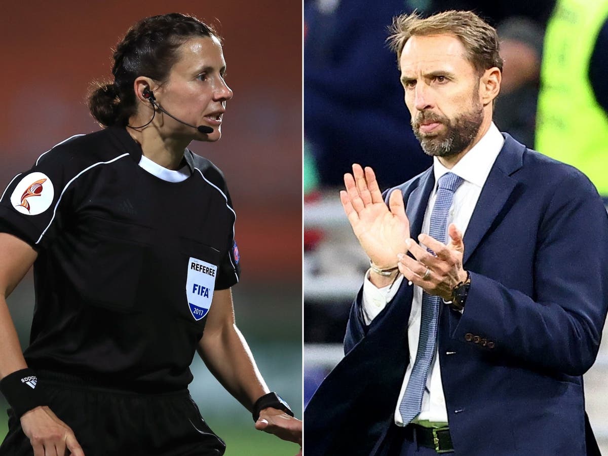 Gareth Southgate hails female referee for England match as watershed moment for gender equality Gareth Southgate hails female referee for England match as watershed moment for gender equality