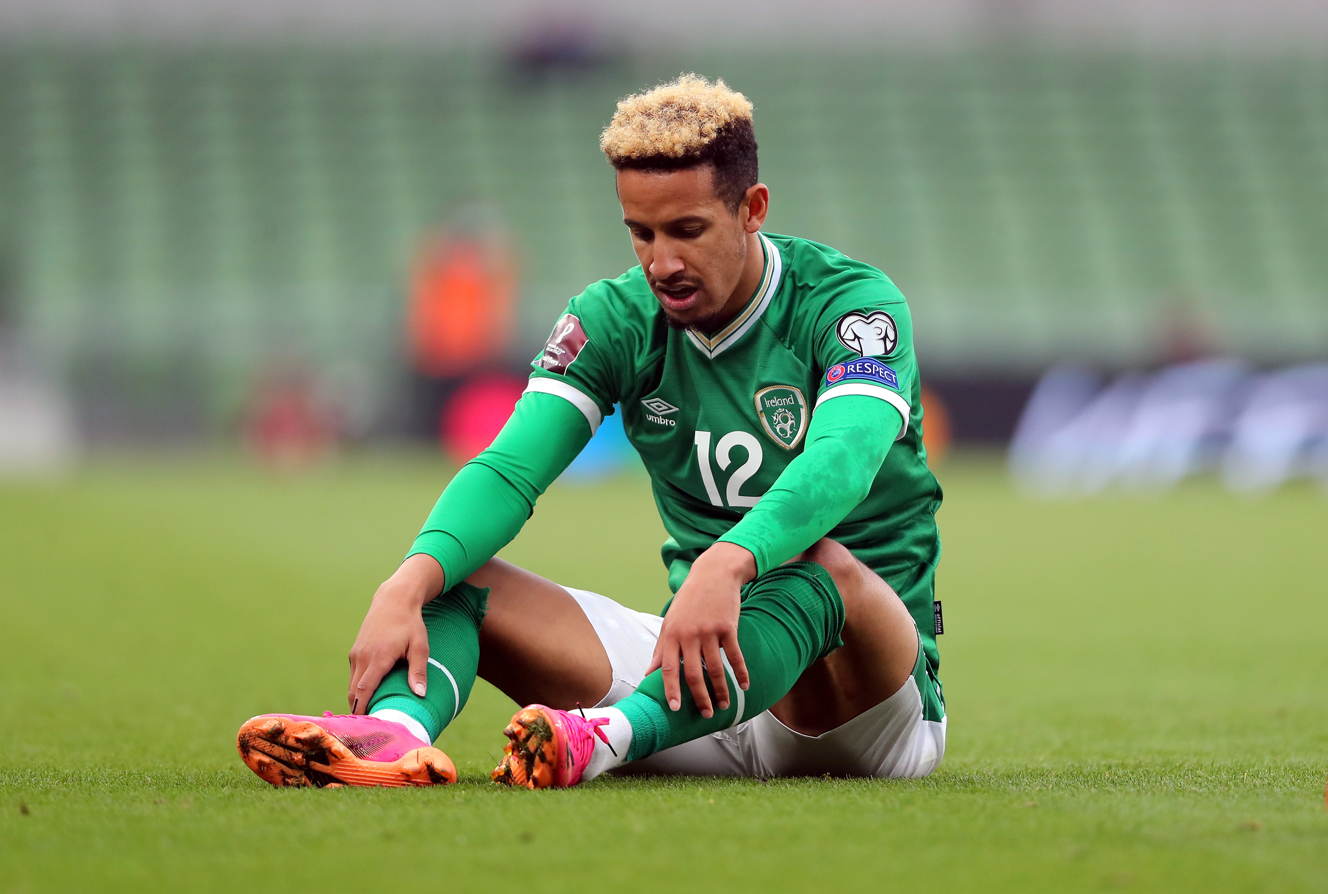 Republic of Ireland striker Callum Robinson has found himself in the firing line after admitting he has not been vaccinated against Covid-19 (Niall Carson/PA)