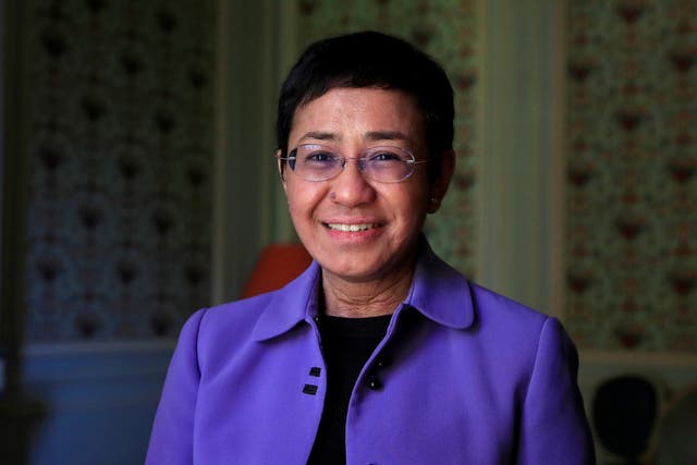 <p>Maria Ressa, journalist and CEO of the Rappler news website</p>