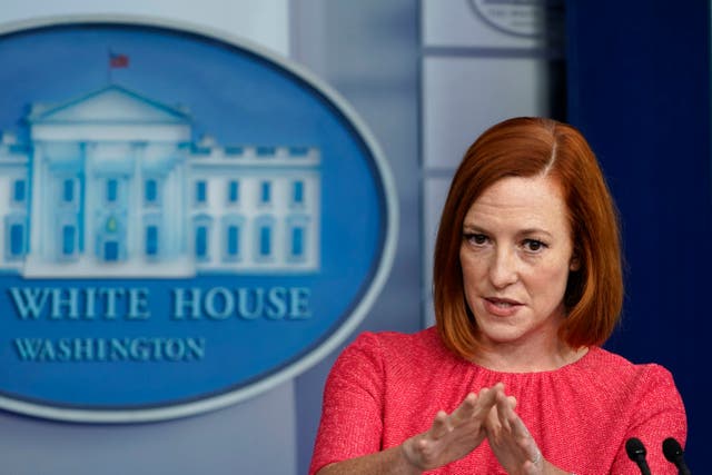 <p>White House press secretary Jen Psaki </p>