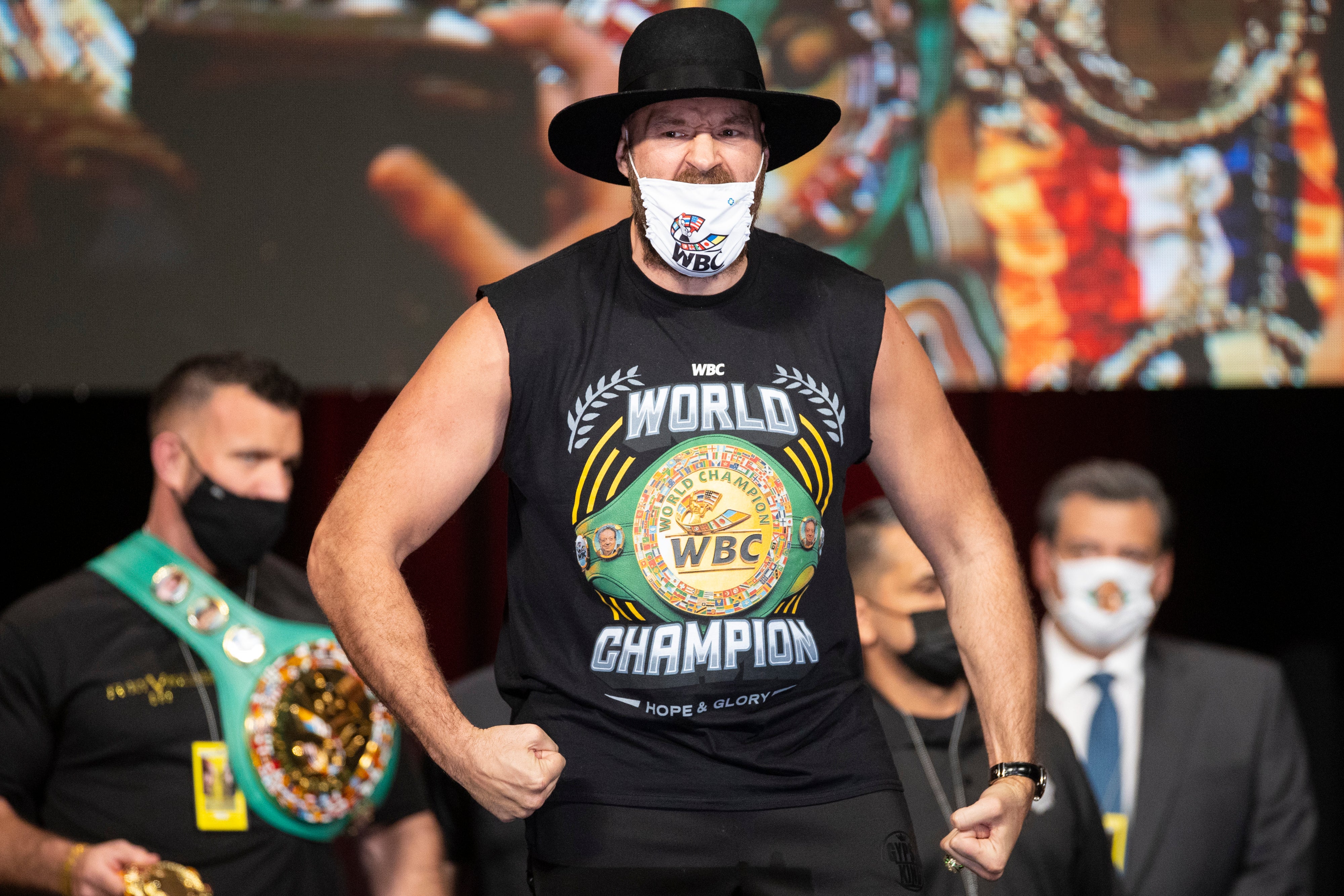 This is the third world heavyweight title fight between Tyson Fury and Deontay Wilder (Erik Verduzco/AP/PA)