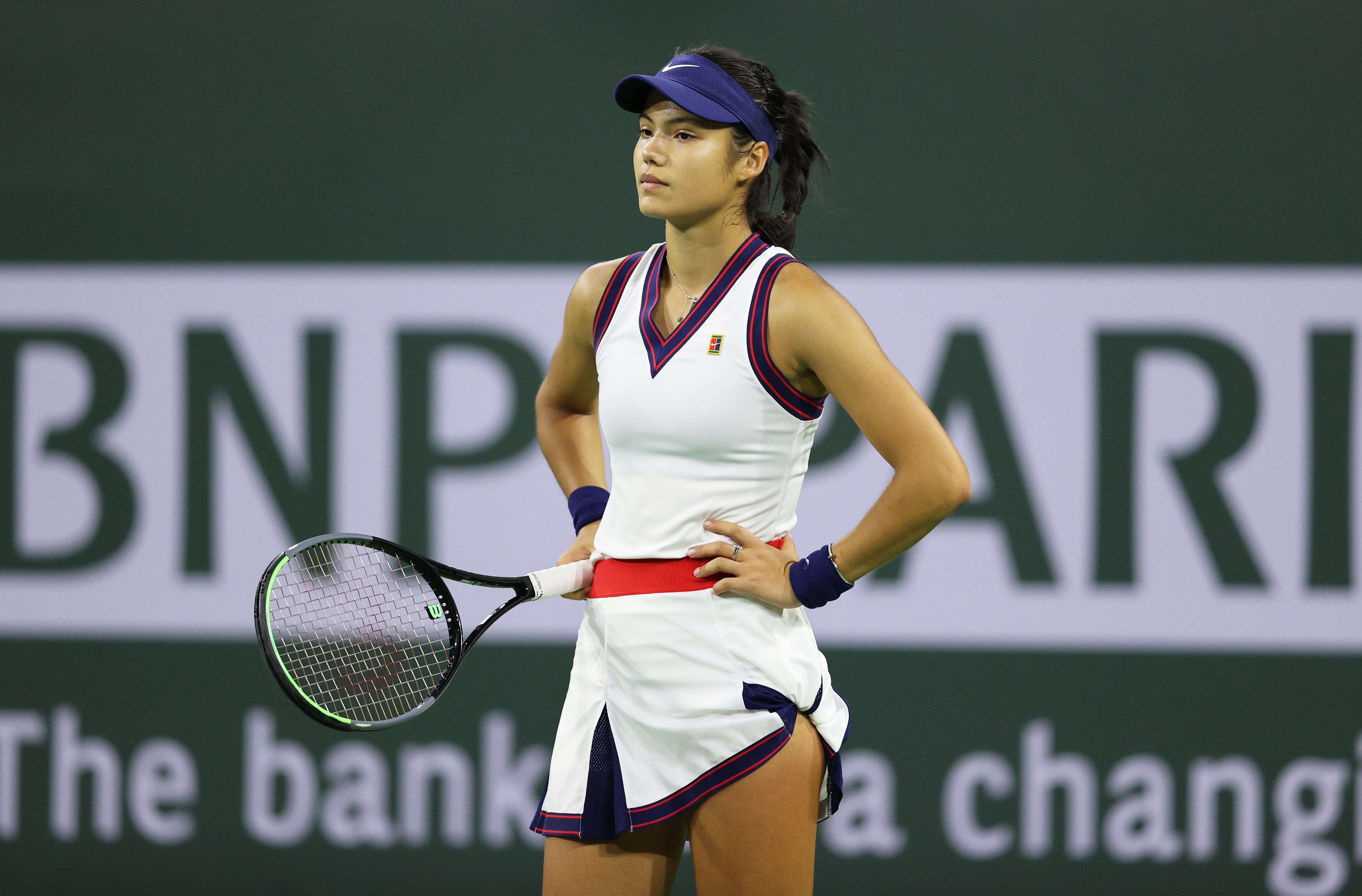 Emma Raducanu falls to defeat at Indian Wells in first match since becoming US Open champion The Independent