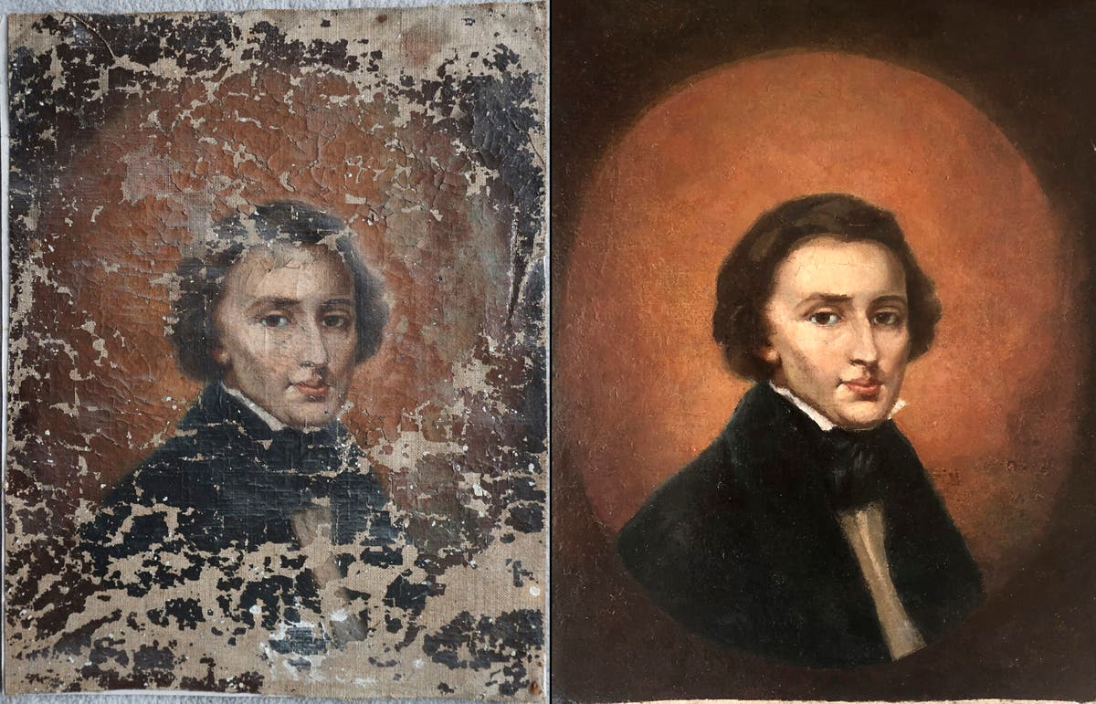 Chopin portrait bought at flea market is from 19th century 