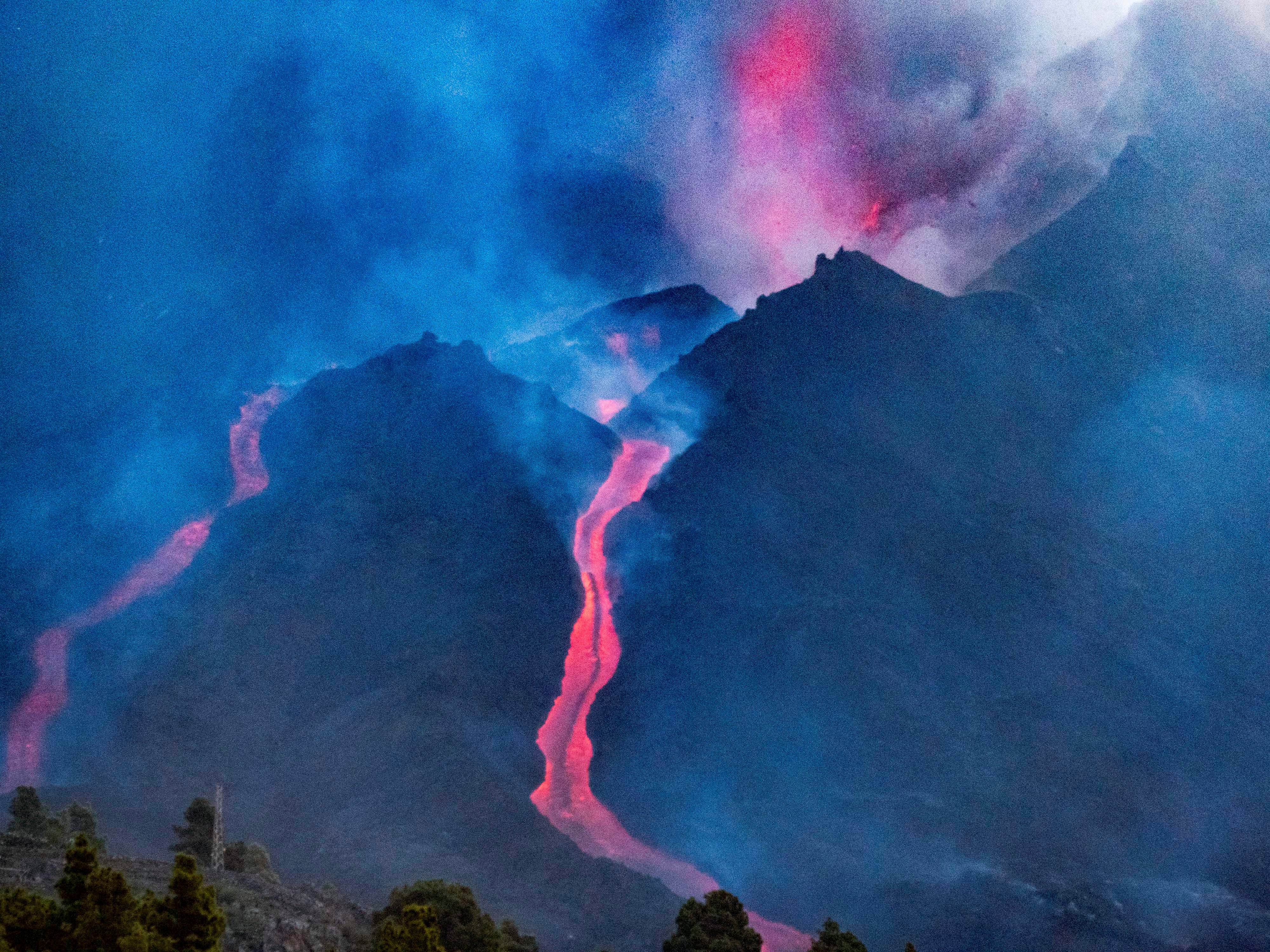 The Cumbre Vieja volcano began erupting on 19 September, since destroying nearly 1,150 buildings.