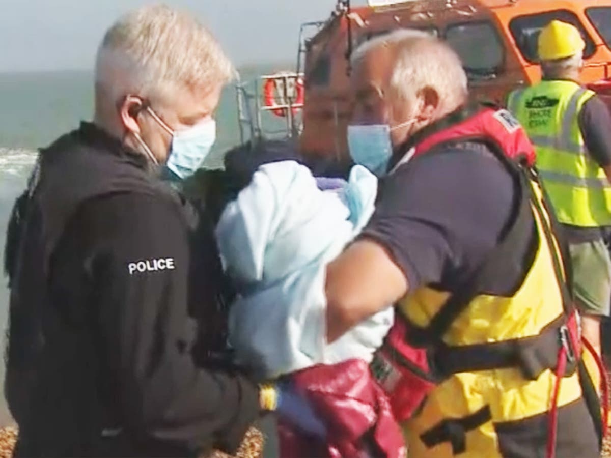 Newborn baby rescued by RNLI after nine-hour Channel crossing