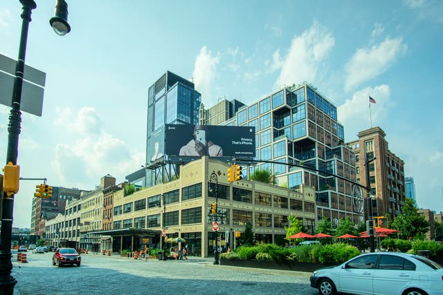 <p>Three quarter view of the trendy Meatpacking district, featuring the iconic Apple West 14th Street and Yext's global headquarters.</p>