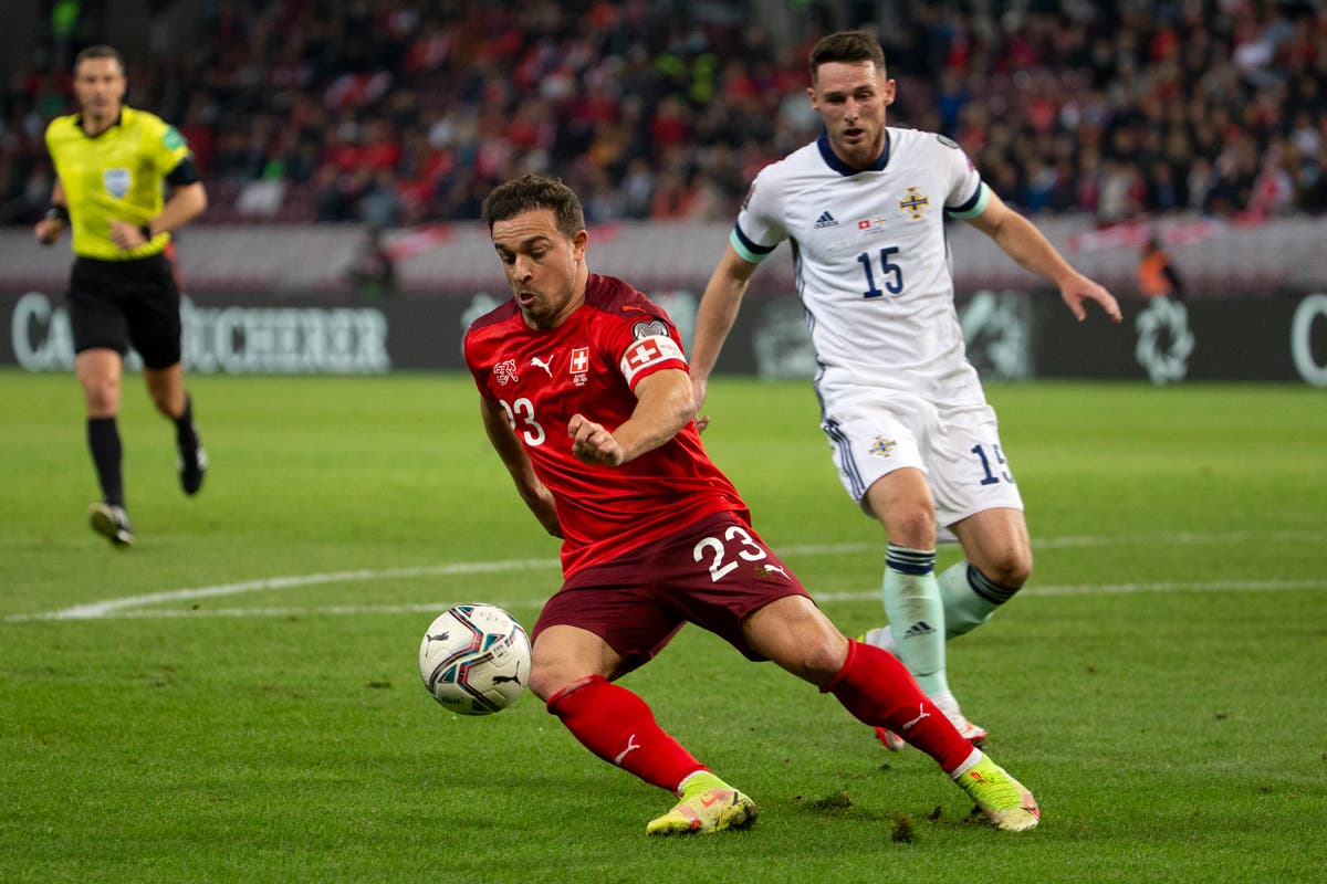 Northern Ireland suffer key defeat in Switzerland after controversial dismissal