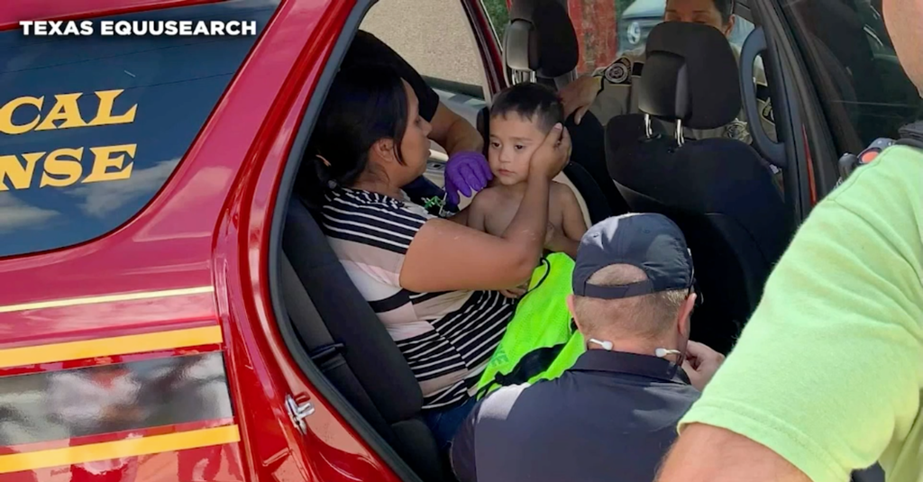 Three-year-old found safe in Texas after being missing for days miles from home
