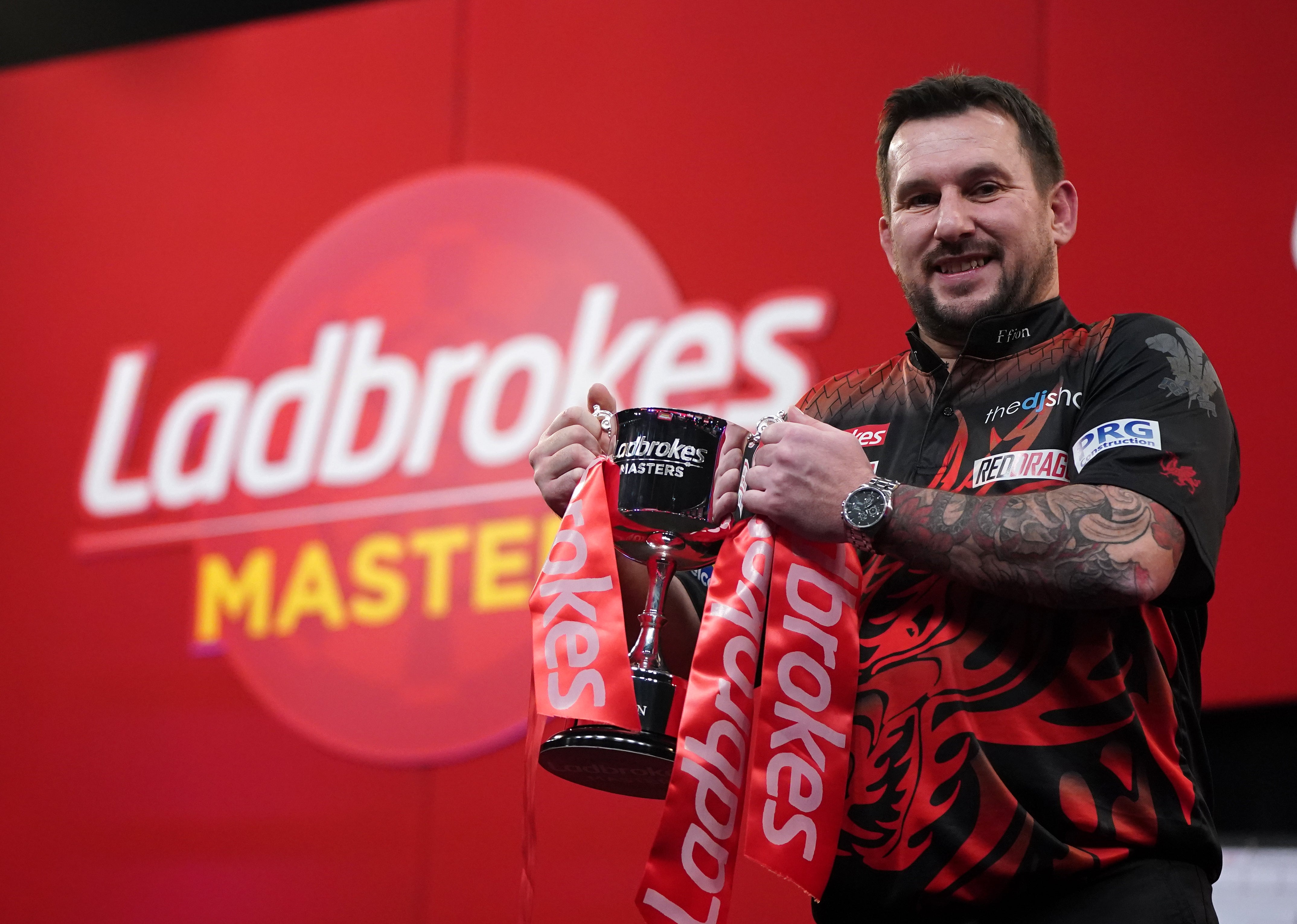 Jonny Clayton’s tournament wins in 2021 have pushed him into the top 10 of the PDC Order of Merit (Zac Goodwin/PA)