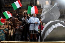 Tensions persist between legacy of Columbus, native people