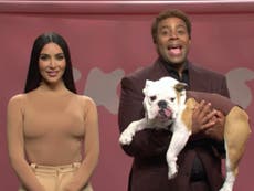 Kim Kardashian mocks her own company with ‘Skims for dogs’ SNL sketch 