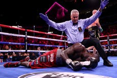 Deontay Wilder taken to hospital after Tyson Fury delivers vicious knockout