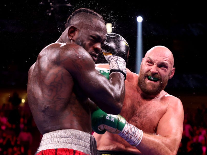 Tyson Fury defeats Deontay in heavyweight epic for the ages | The Independent